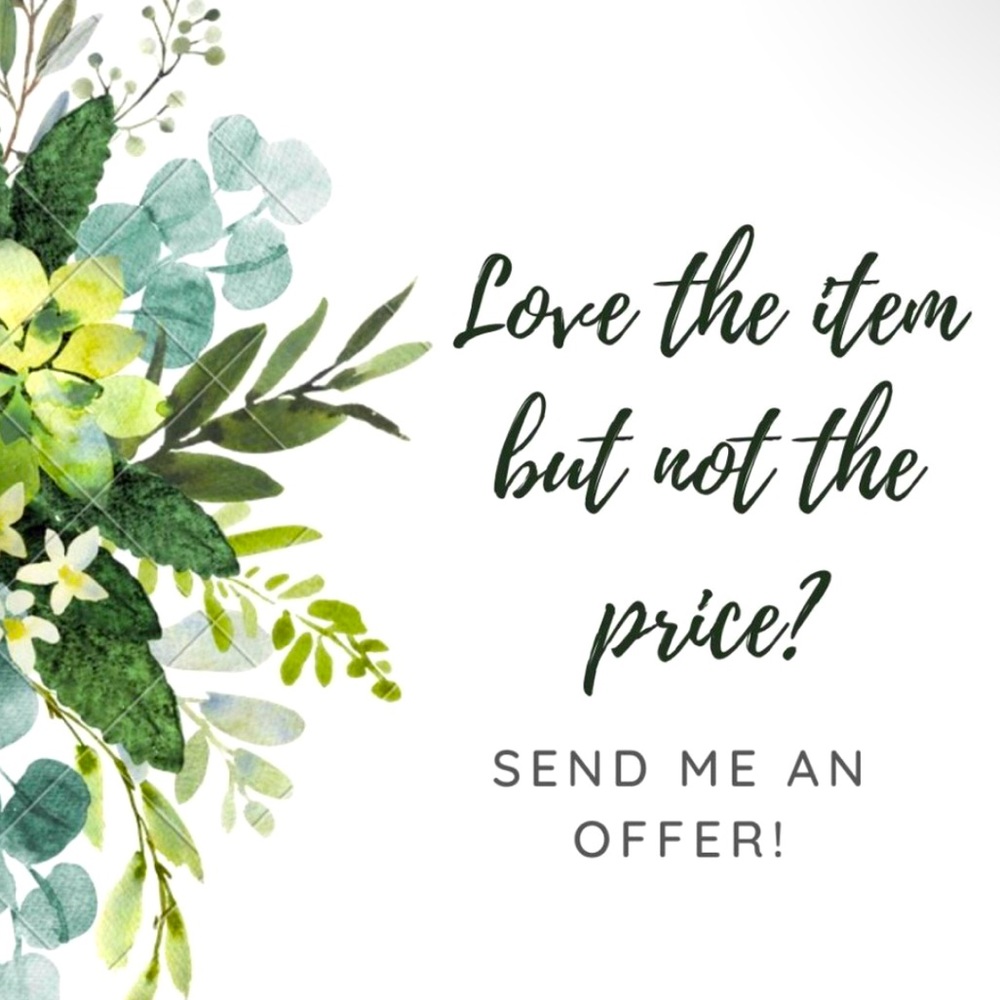 Love the item, but not the price? Make an offer!